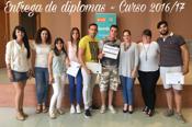 Programa Ternibn-San Javier (Murcia). Entrega de diplomas del curso Actividades Auxiliares de Comercio y Prcticas