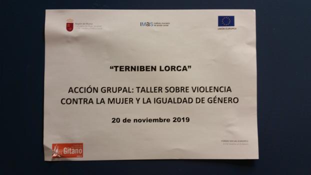 FSG Murcia desarrolla una Accin grupal: Taller sobre el da de la violencia contra la mujer y la igualdad de gnero en Lorca