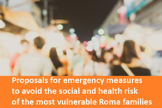 Proposals to the Spanish Government for emergency measures to avoid the social and health risk of the most vulnerable Roma families