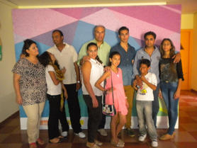Imagen de grupo tras el casting en Mrida