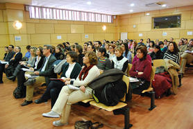 Pblico asistente al seminario celebrado en la sede central de la FSG en Madrid