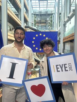 Jvenes del Grupo de Facilitadores de la Fundacin Secretariado Gitano participan en el EYE: Evento Europeo de la Juventud 2023
