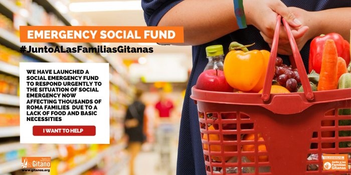 The Fundacin Secretariado Gitano is launching the Emergency Social Fund #JuntoALasFamiliasGitanas (#WithRomaFamilies) to tackle the situation of vulnerability now affecting thousands of families. 