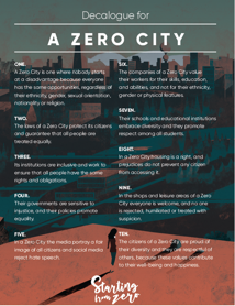 Decalogue for a Zero City
